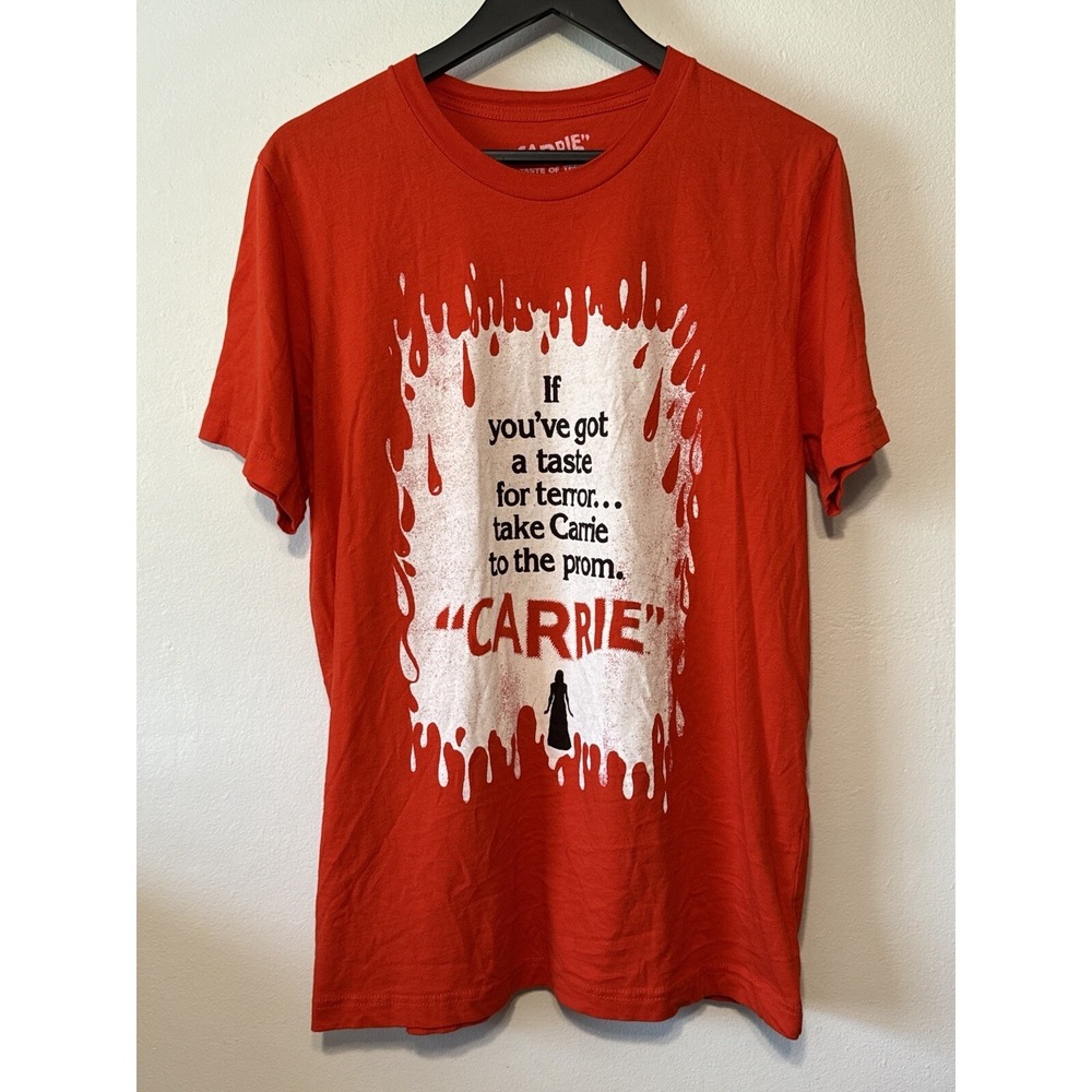 Fright Rags Carrie Horror Movie T Shirt Red Graphic Tee Size L